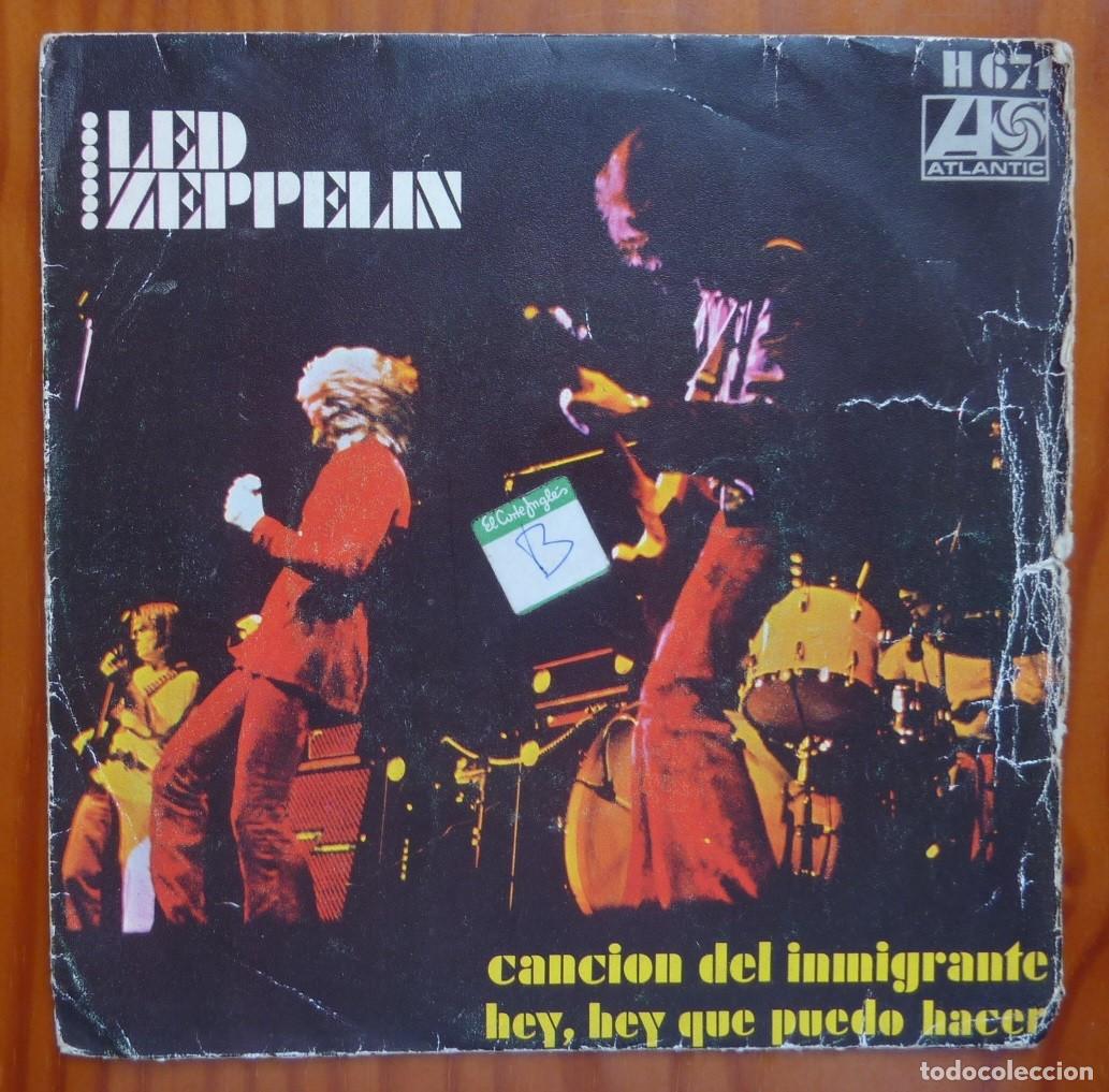 Discos de vinilo: LED ZEPPELIN / CANCION DEL INMIGRANTE / 1970 / SINGLE - Foto 1