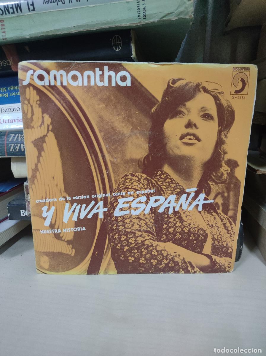 Discos de vinilo: Samantha &ndash; Y Viva Espa&ntilde;a - Foto 1