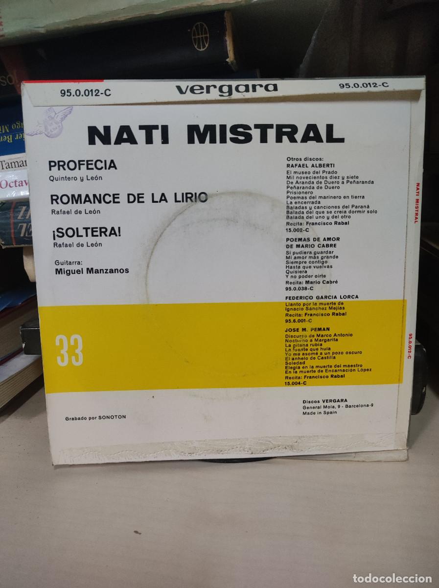 Discos de vinilo: Nati Mistral &ndash; Recita... - Foto 2
