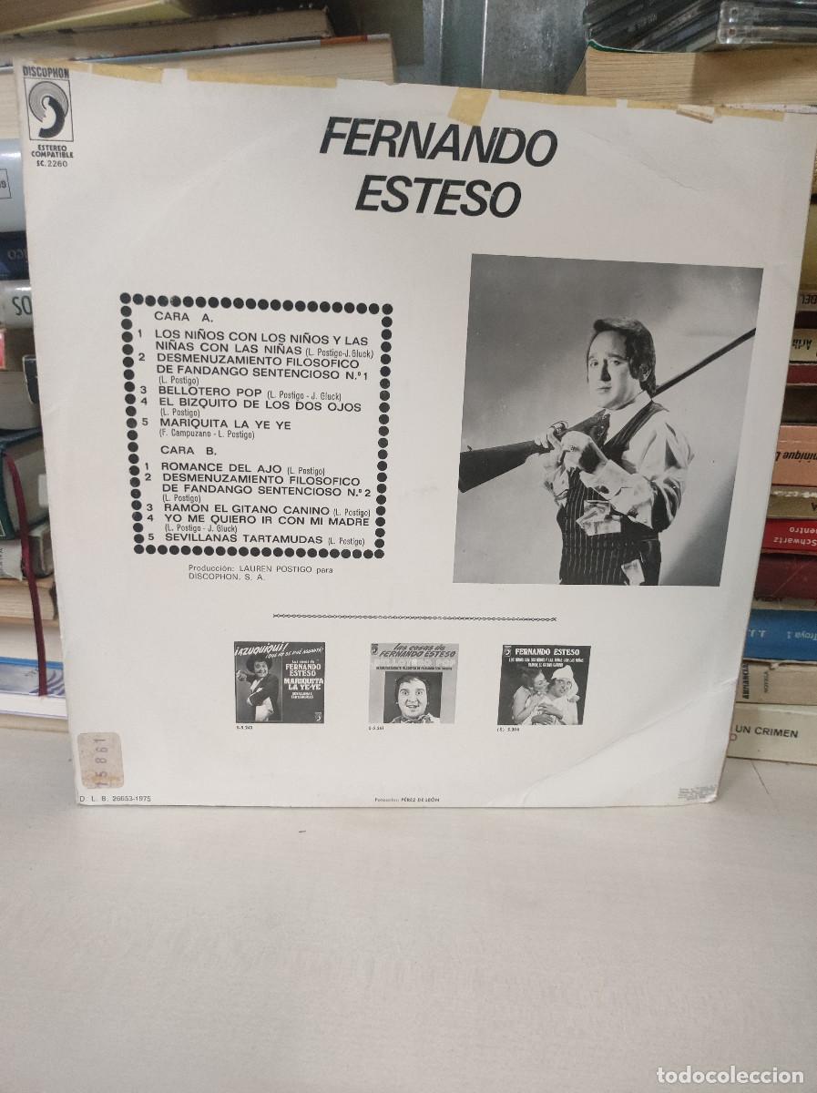 Discos de vinilo: Fernando Esteso &ndash; Romance Del Ajo - Foto 2