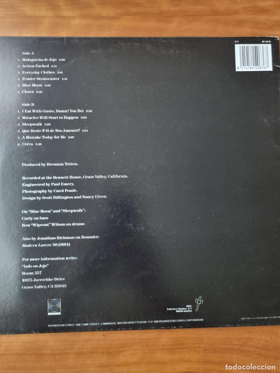 Discos de vinilo: Jonathan Richman &rdquo;Untiteld&rdquo; LP (Dro, Espa&ntilde;a, 1989) - Foto 2