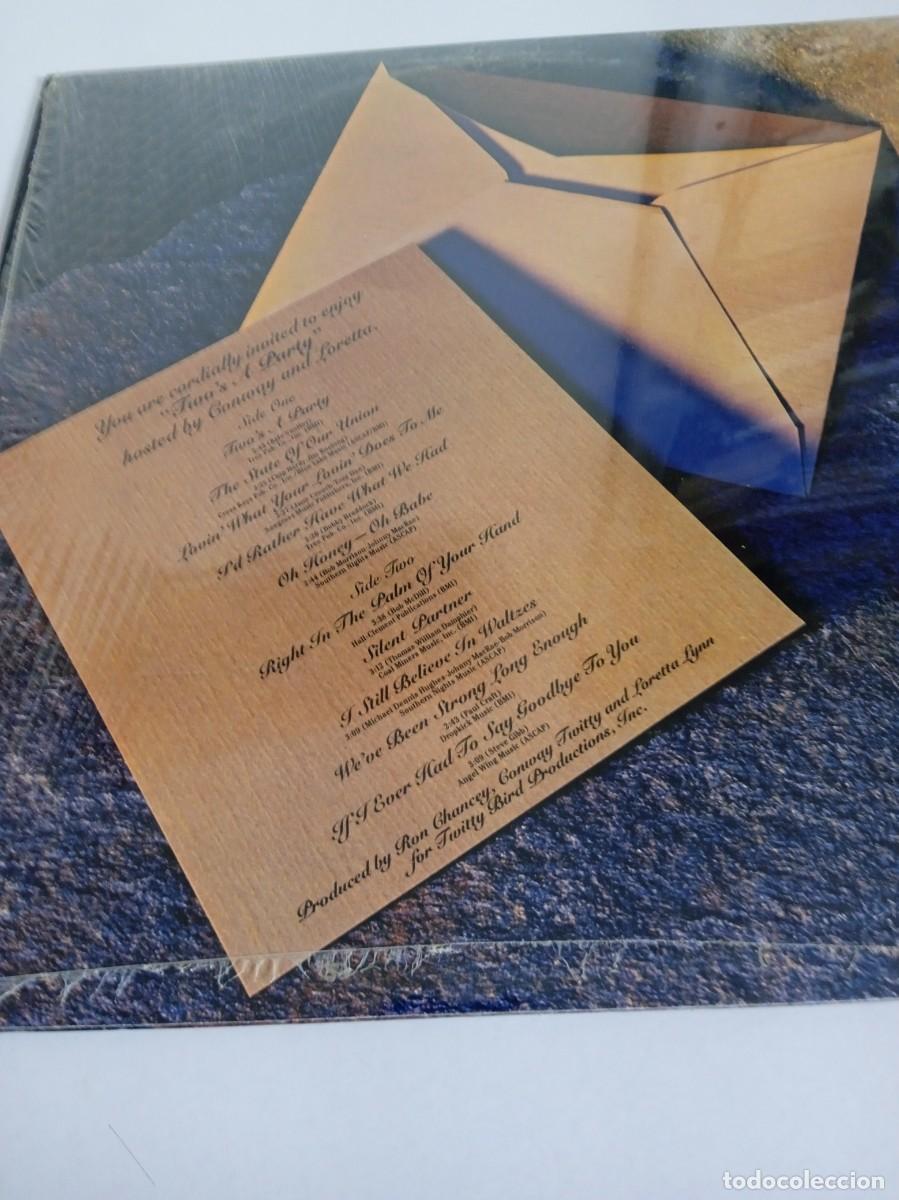 Discos de vinilo: CONWAY TWTTY & LORETTA LYNN Twos A Party - Foto 2