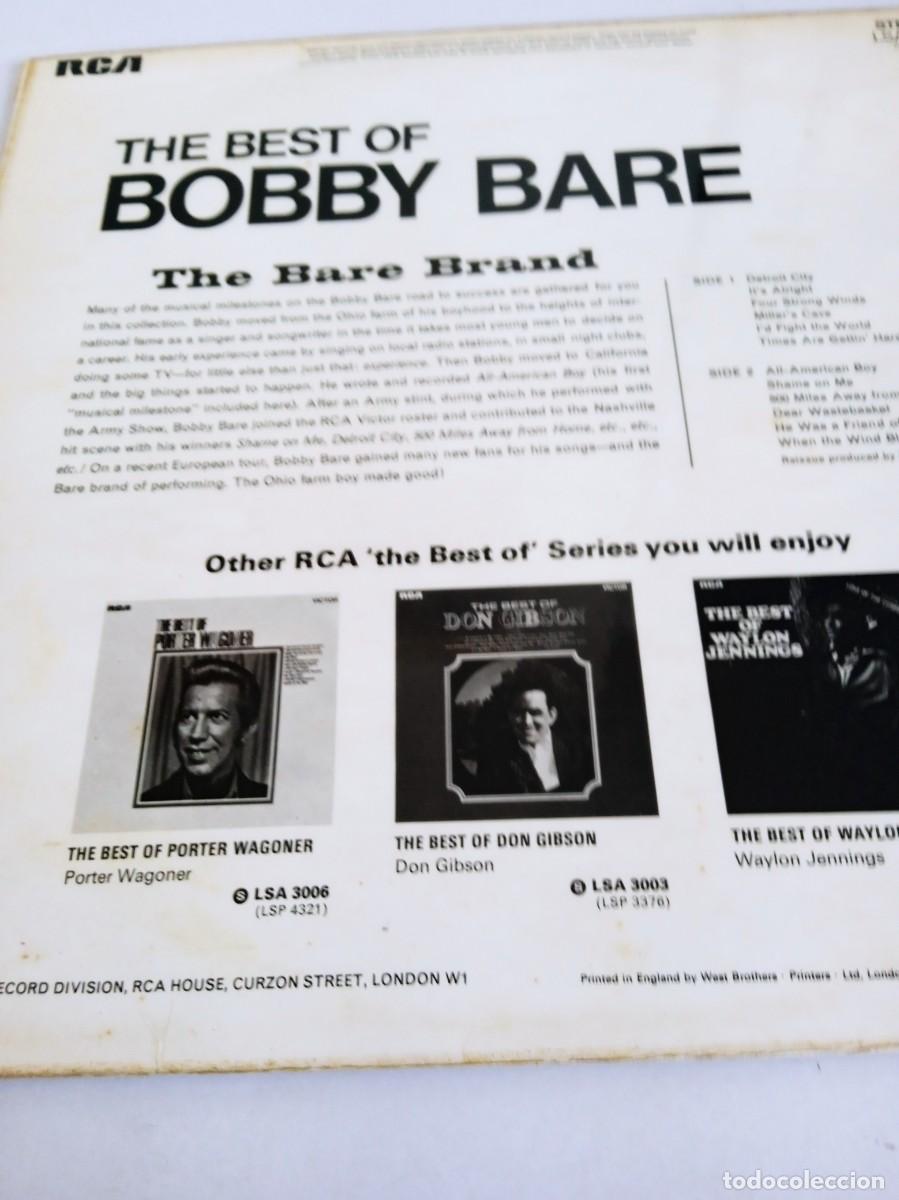 Discos de vinilo: BOBBY BARE The Best of Bobby Bare - Foto 2