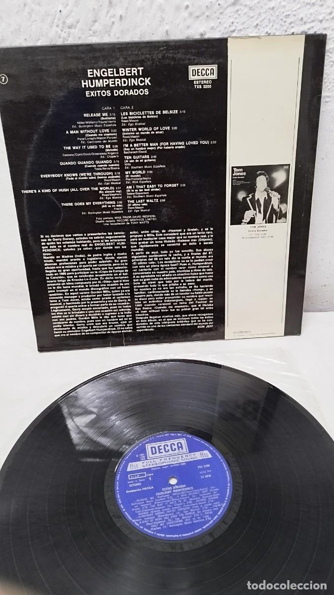 Discos de vinilo: Engelbert Humperdinck &ndash; Exitos Dorados.Vinilo Lp - Foto 3