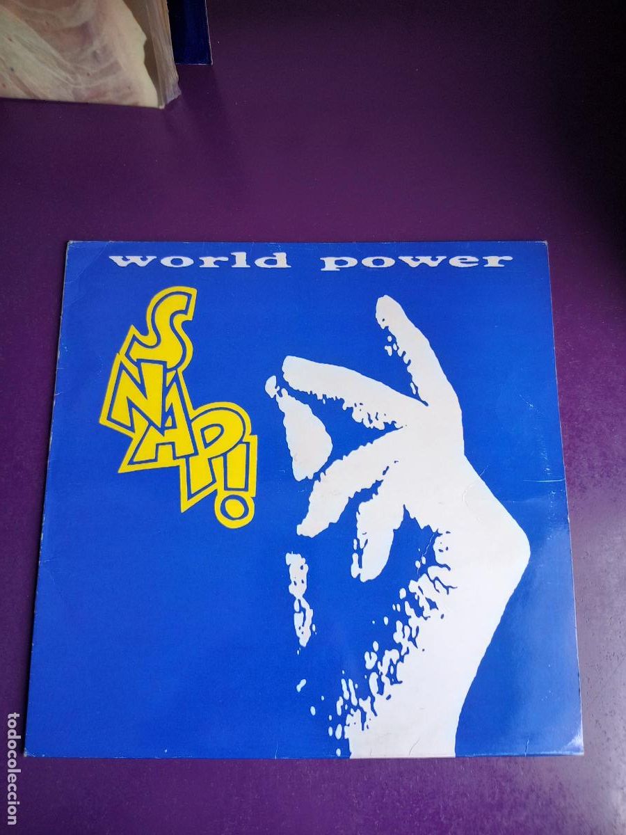 Discos de vinilo: Snap! &ndash; World Power - LP LOGIC 1990 - ELECTRONICA DISCO HOUSE. POCO USO - Foto 1