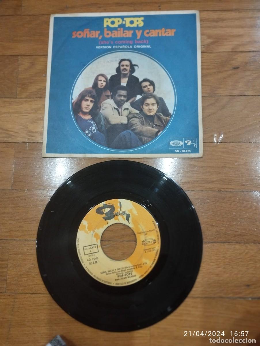 Discos de vinilo: POT- TOPS - SO&Ntilde;AR, BAILAR Y CANTAR - SINGLE 1970 - Foto 1