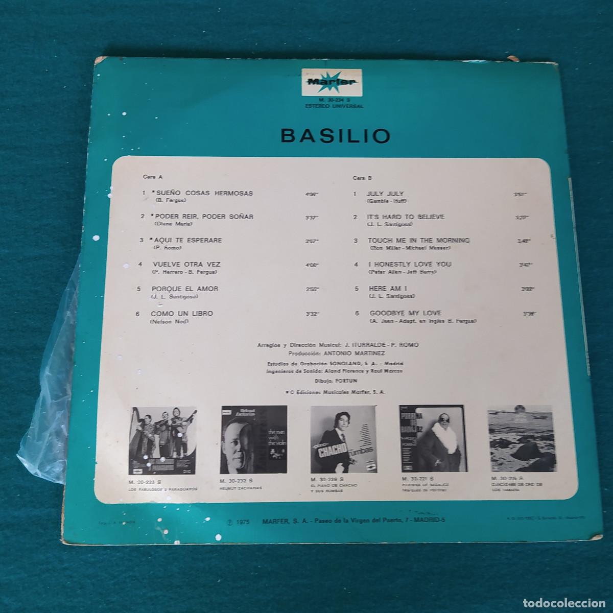 Discos de vinilo: Basilio &ndash; Sue&ntilde;o Cosas Hermosas - Foto 2