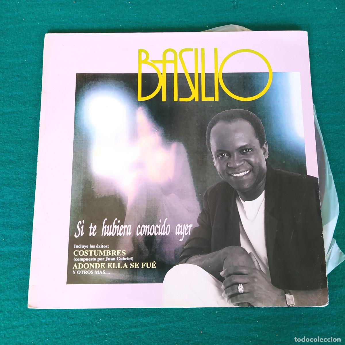 Discos de vinilo: Basilio &ndash; Si Te Hubiera Conocido Ayer - Foto 1