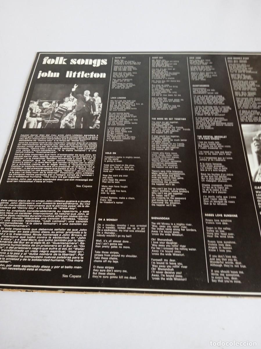 Discos de vinilo: JOHN LITTLETON Folk Songs - Foto 2