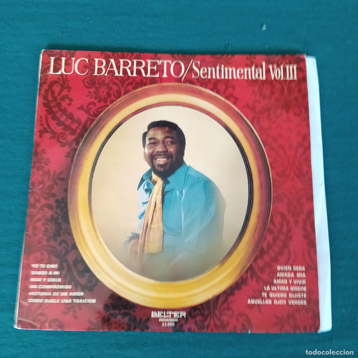 Discos de vinilo: Luc Barreto &ndash; Sentimental (Vol. III) - Foto 1