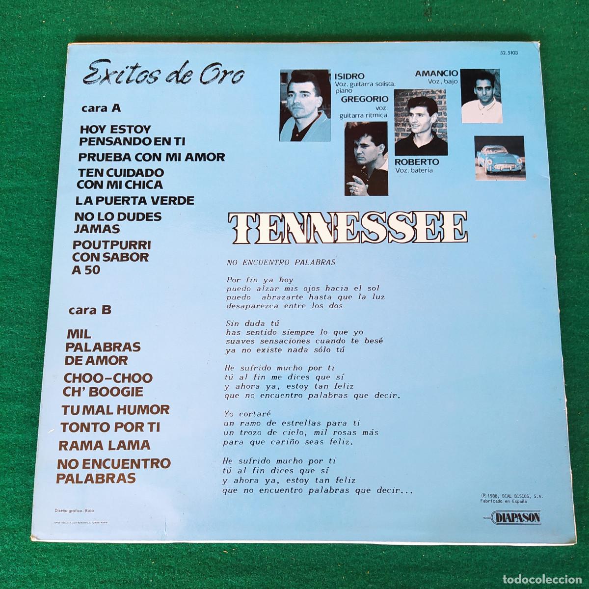Discos de vinilo: Tennessee &ndash; Exitos De Oro - Foto 2