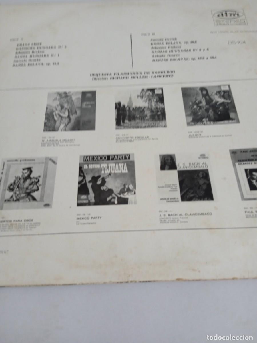 Discos de vinilo: BRAHMS / LISZT / DVORAK Danzas - Rapsodias - Foto 2