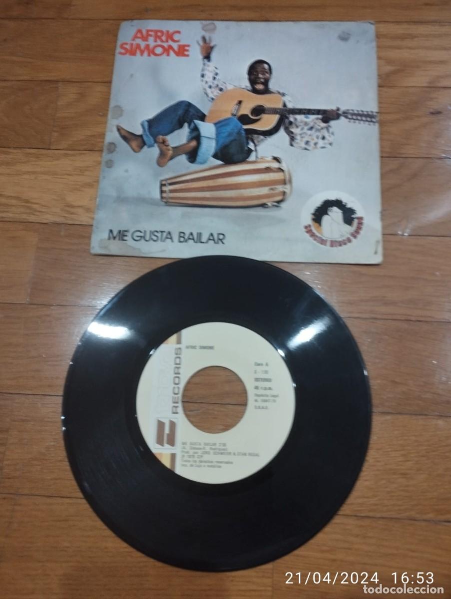 Discos de vinilo: AFRIC SIMONE - ME GUSTA BAILAR - SINGLE 1978 - Foto 1