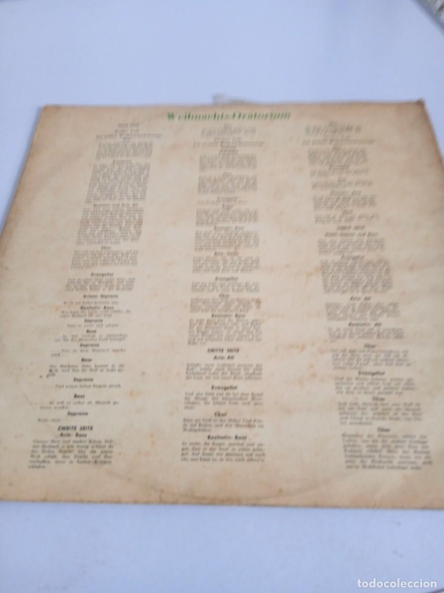 Discos de vinilo: J.S. BACH Weihnachts-Oratorium - Foto 2