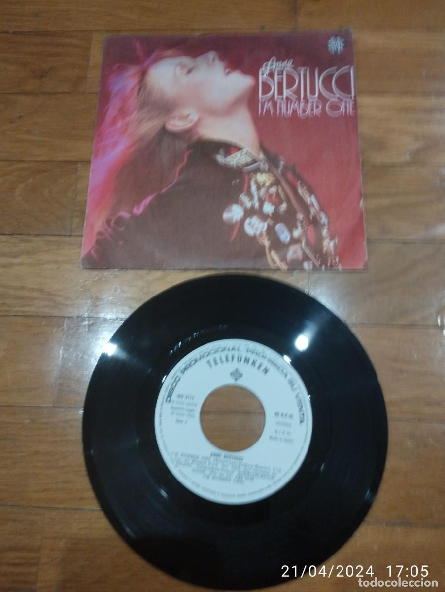 Discos de vinilo: ANNE BERTUCCI - IM NUMBER ONE - SINGLE 1982 - Foto 1