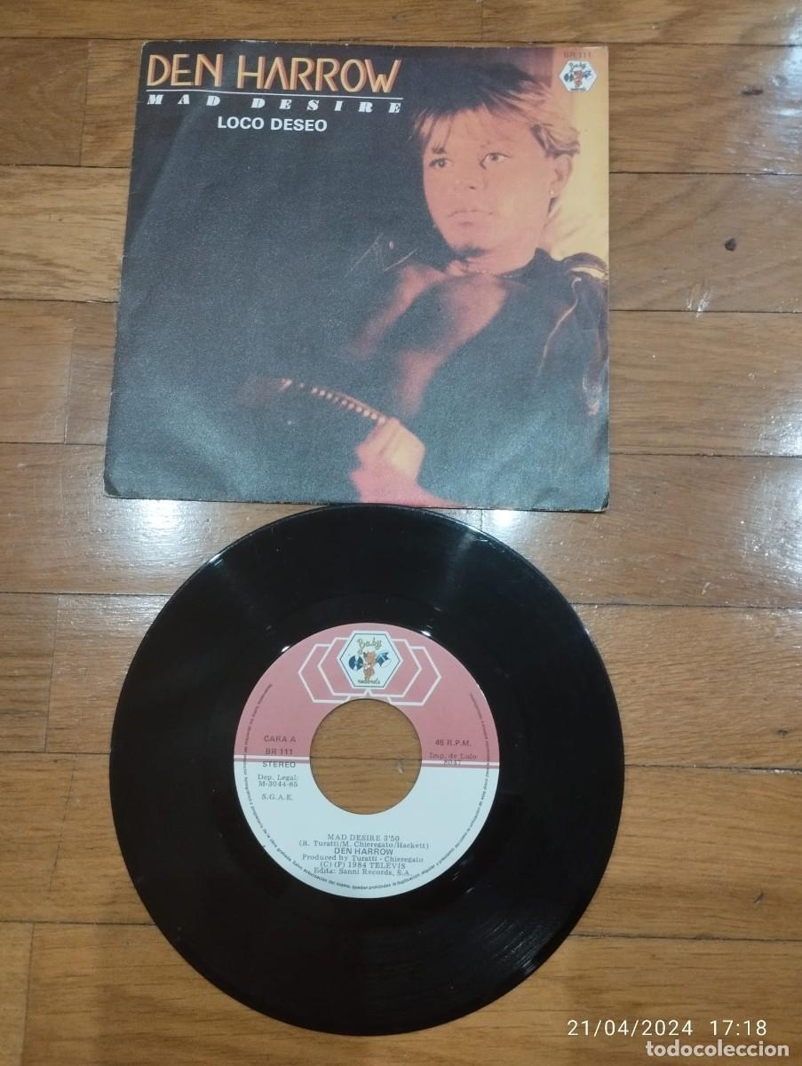 Discos de vinilo: DEN HARROW - MAD DESIRE - SINGLE 1985 - Foto 1