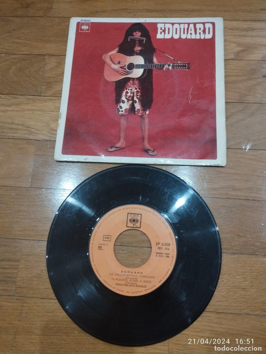 Discos de vinilo: EDOUARD - LES HALLUCINATIONS DEDOUARD - EP 1966 - Foto 1