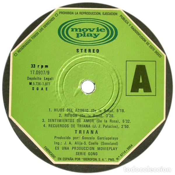 Discos de vinilo: Triana &ndash; Hijos Del Agobio - Foto 8