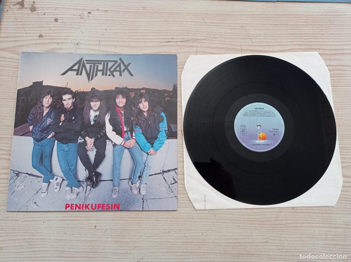 Discos de vinilo: Anthrax - Penikufesin - 1989 -Germany LP - Foto 1