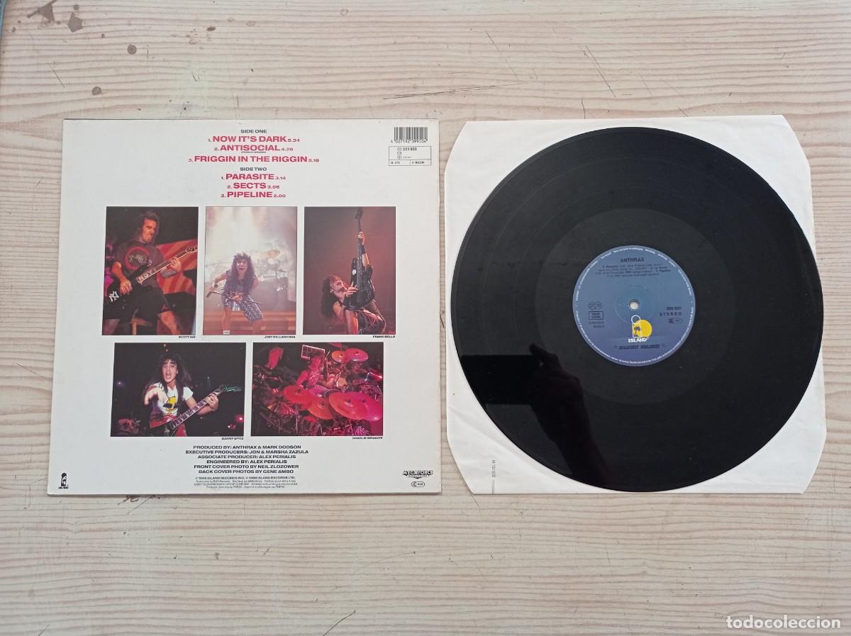 Discos de vinilo: Anthrax - Penikufesin - 1989 -Germany LP - Foto 2