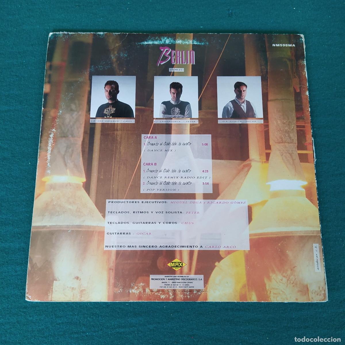 Discos de vinilo: Berlin (2) &ndash; Cuando El Cielo Deje De Existir - Foto 2