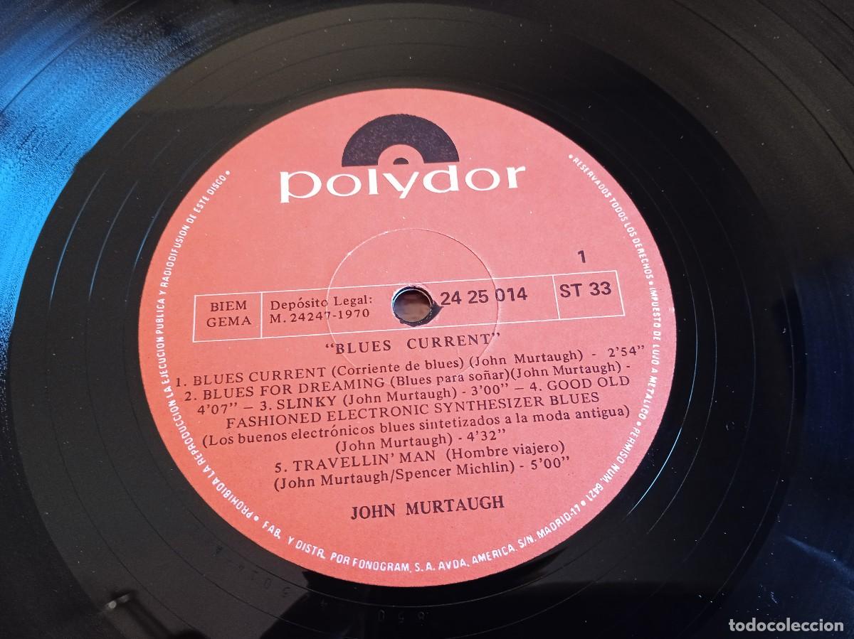 Discos de vinilo: John Murtaugh - Blues current - Lp original Polydor 1970 - Foto 4