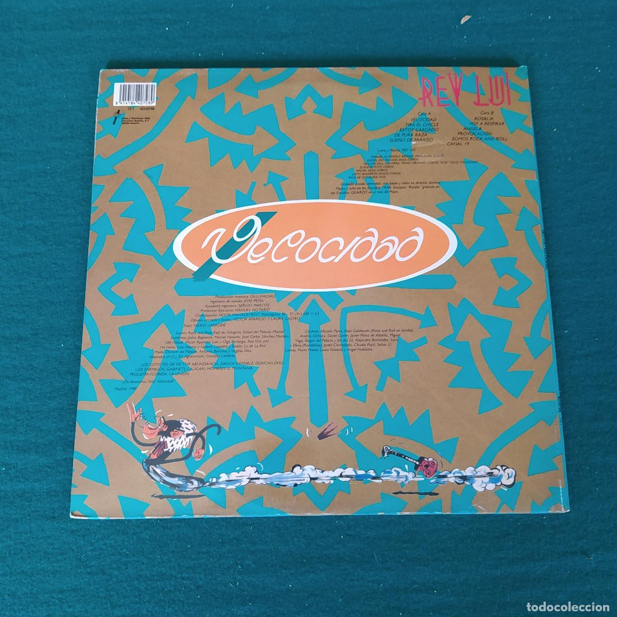 Discos de vinilo: Rey Lui &ndash; Velocidad ... - Foto 2
