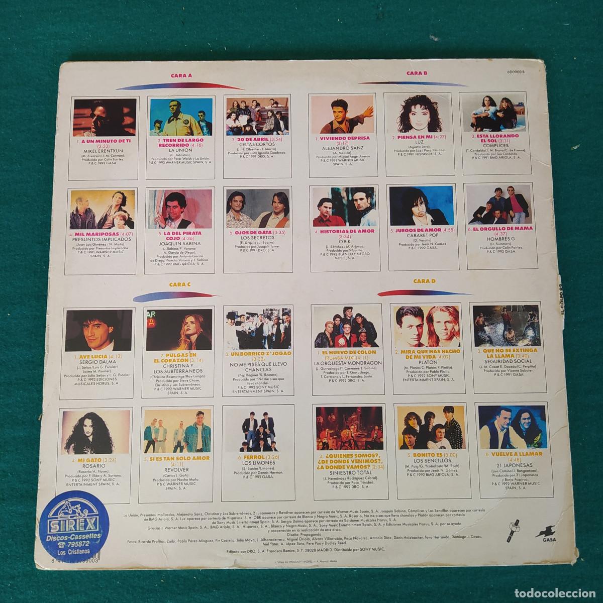 Discos de vinilo: El Golfo 92 el golfo 92 - Foto 2