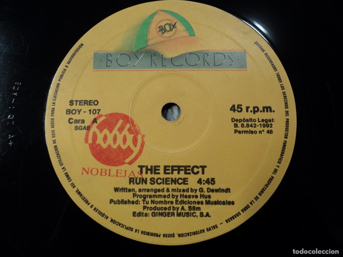 Discos de vinilo: THE EFFECT - RUN SCIENCE - Foto 3