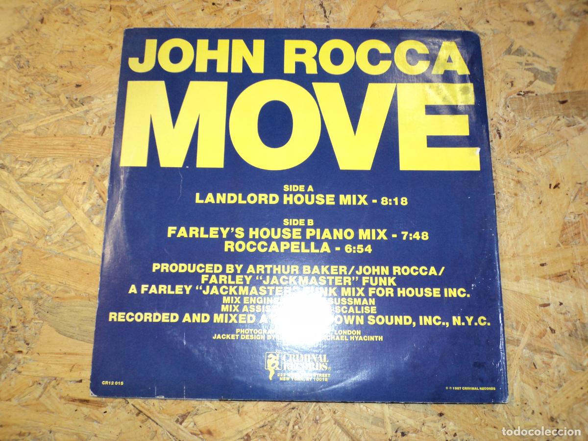 Discos de vinilo: John Rocca &lrm;&ndash; MOVE - Foto 2