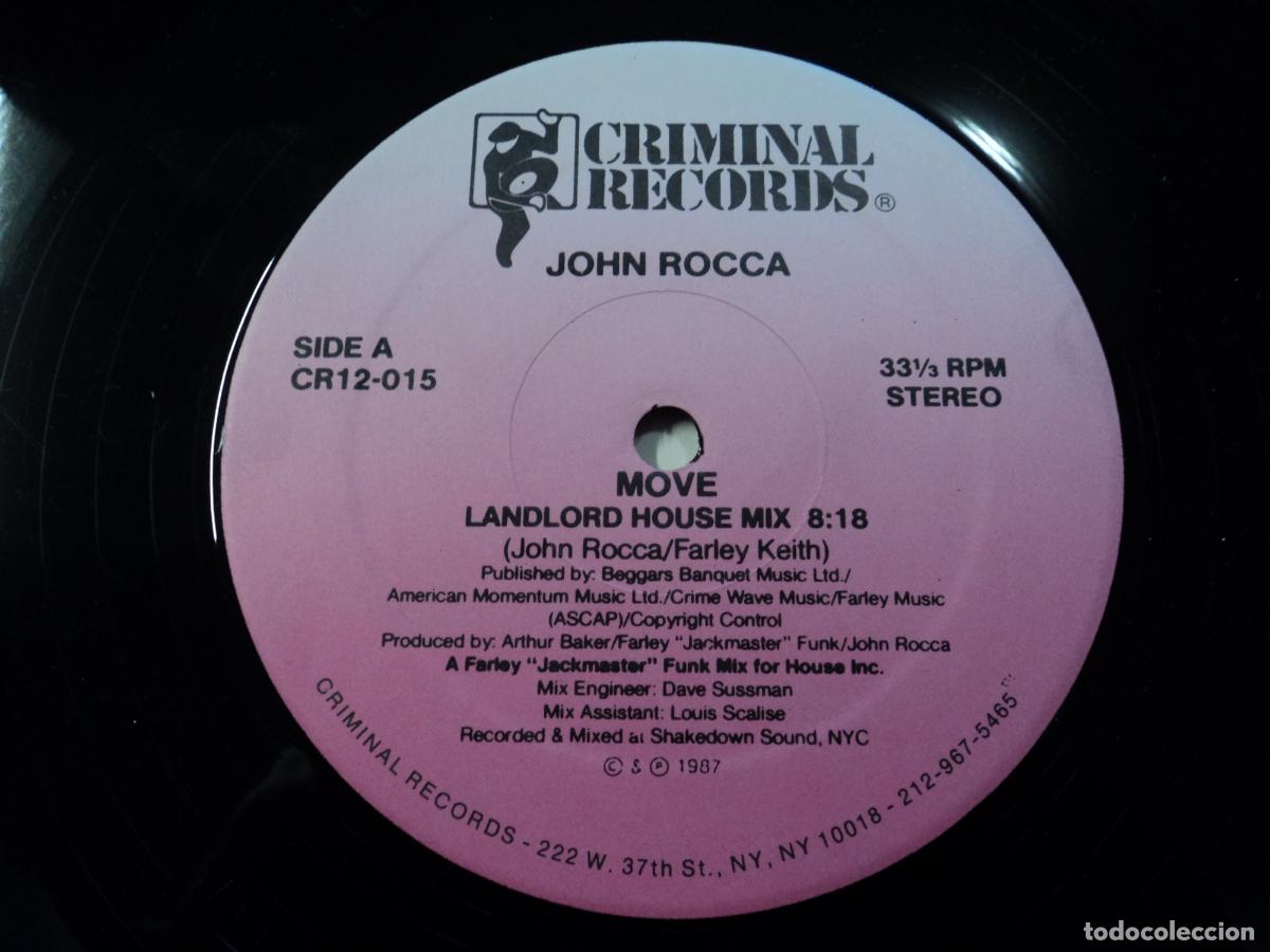 Discos de vinilo: John Rocca &lrm;&ndash; MOVE - Foto 3