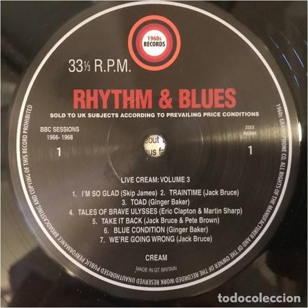 Discos de vinilo: Cream - &rdquo;Live Cream Vol.3&rdquo; - Foto 3