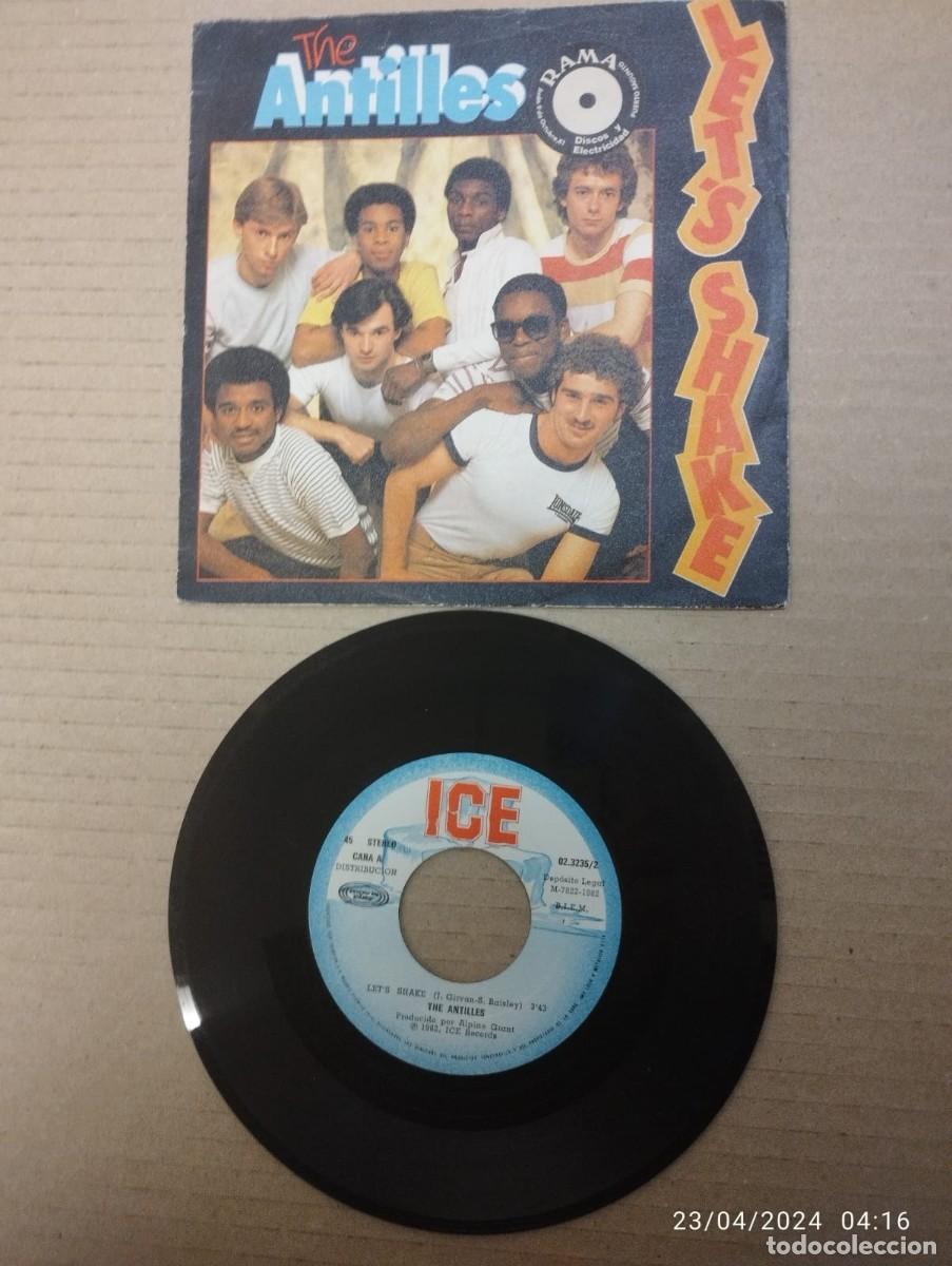 Discos de vinilo: THE ANTILLES - LETS SHAKE - SINGLE 1982 - Foto 1