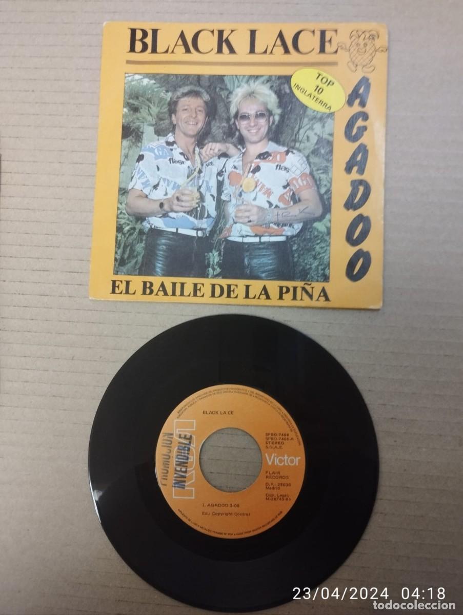 Discos de vinilo: BLACK LACE - AGADOO - SINGLE 1984 - Foto 1