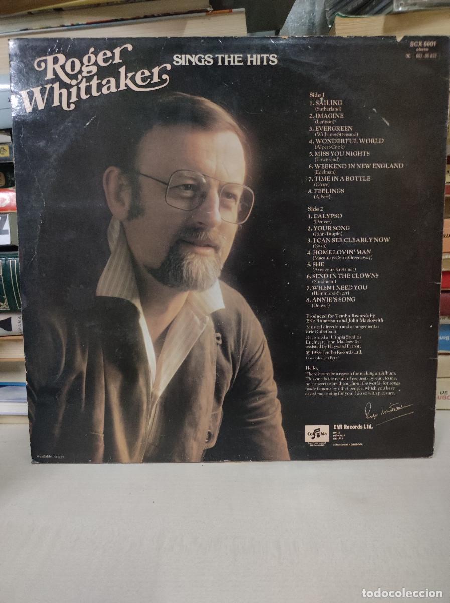 Discos de vinilo: Roger Whittaker &ndash; Roger Whittaker Sings The Hits - Foto 2