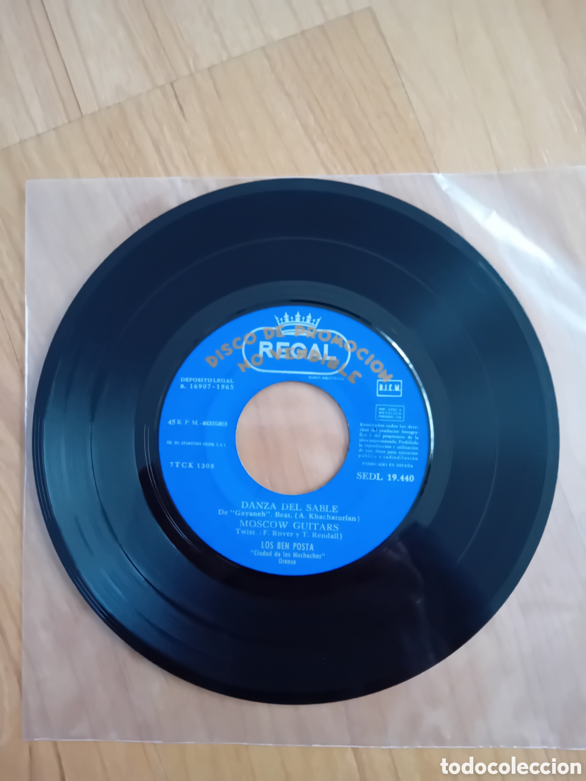 Discos de vinilo: LOS BEN POSTA. ZORONGO GITANO. DANZA DEL SABLE. SIN CAR&Aacute;TULA - Foto 1