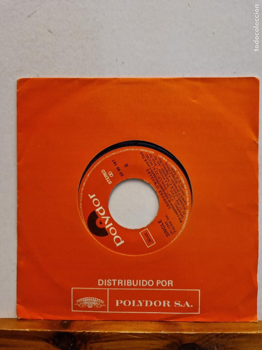 Discos de vinilo: SINGLE. LEONORE OMALLEY. - Foto 1