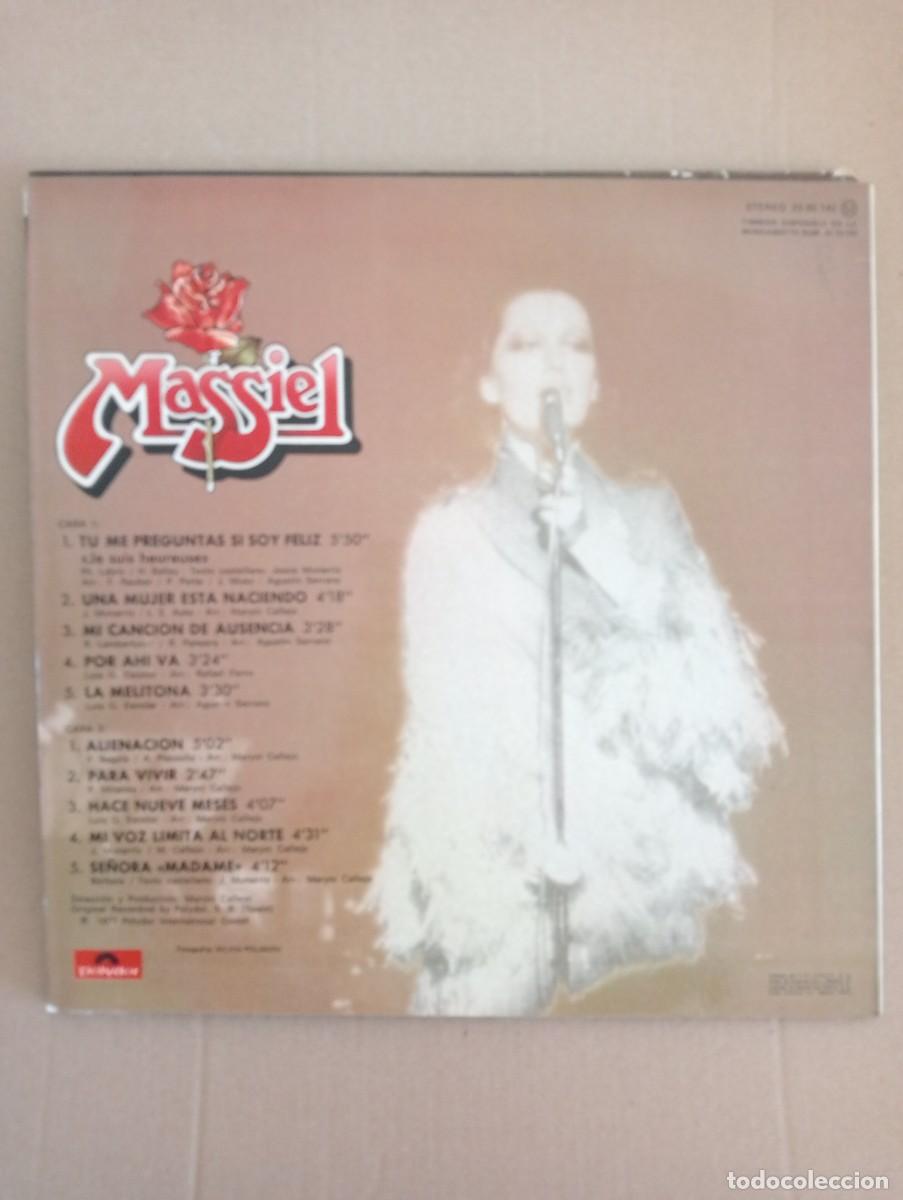 Discos de vinilo: Massiel - Alienacion (LP) 1977 - Foto 2