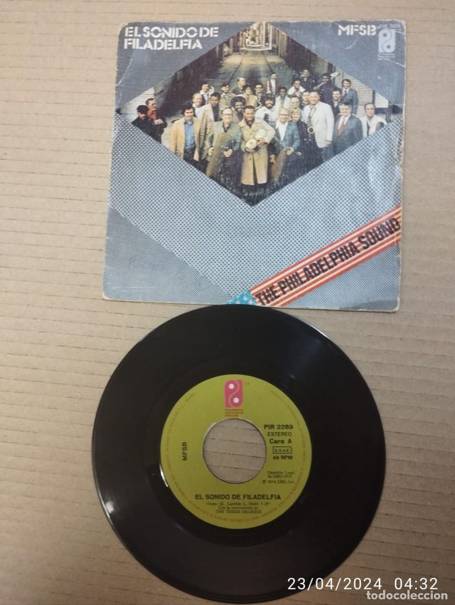 Discos de vinilo: MSFB - EL SONIDO DE FILADELFIA - SINGLE 1974 - Foto 1