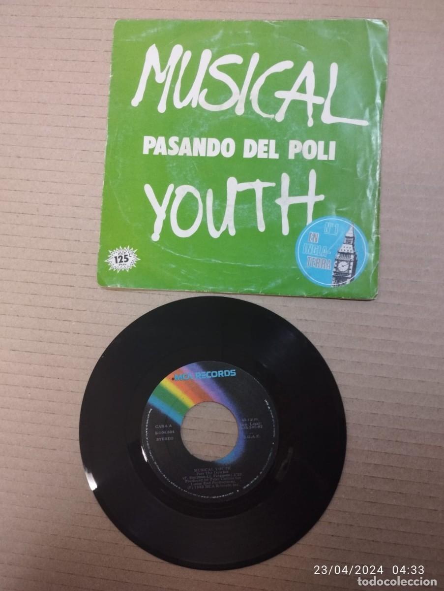 Discos de vinilo: MUSICAL YOUTH - PASANDO DEL POLI - SINGLE 1982 - Foto 1