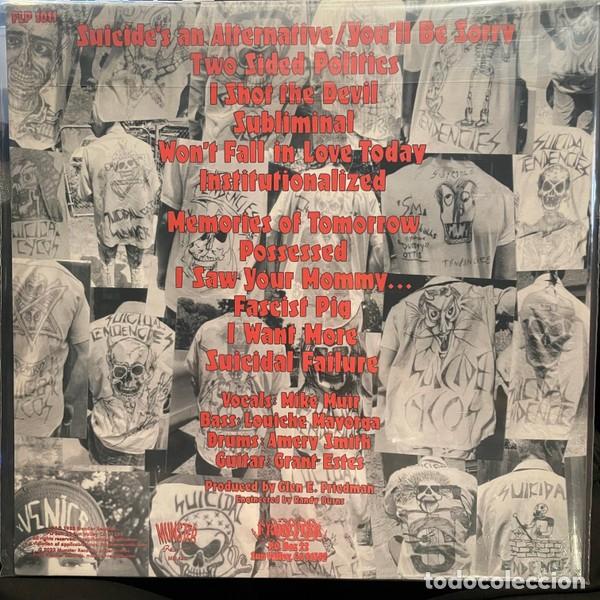 Discos de vinilo: Suicidal Tendencies &rdquo;Suicidal Tendencies&rdquo; LP. - Foto 2