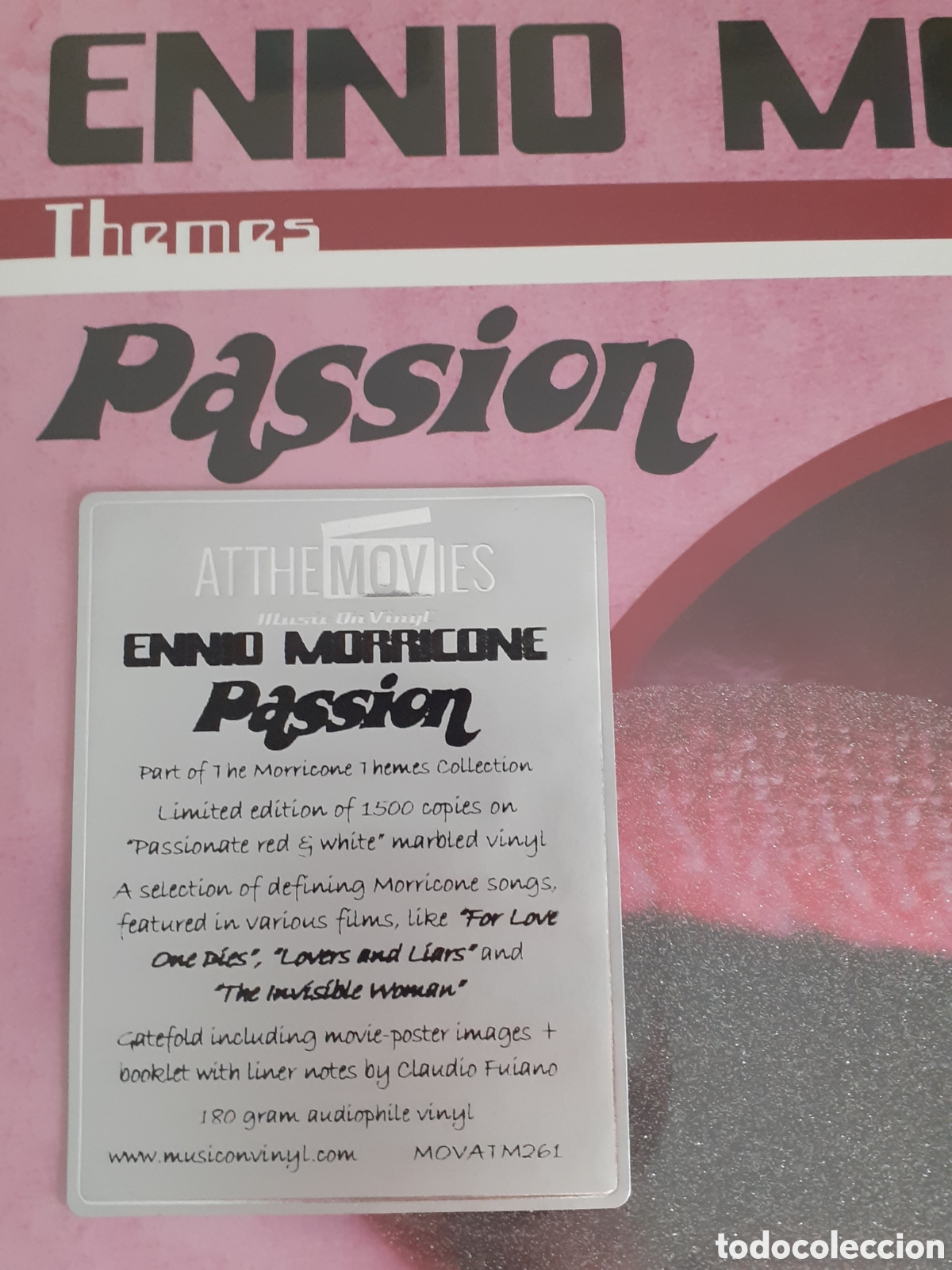 Discos de vinilo: Ennio morricone, passion themes 2LP - Foto 1