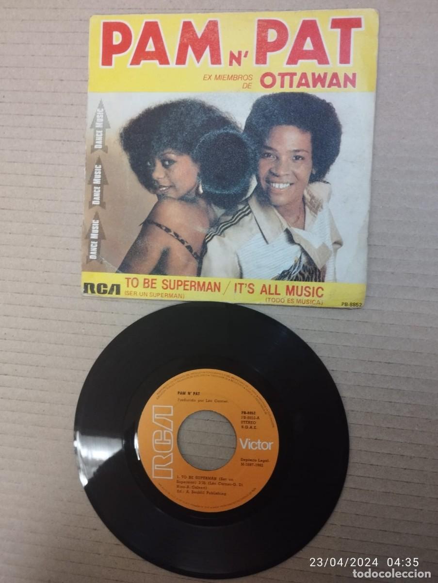 Disques de vinyle: PAM N PAT - TO BE SUPERMAN - SINGLE 1982