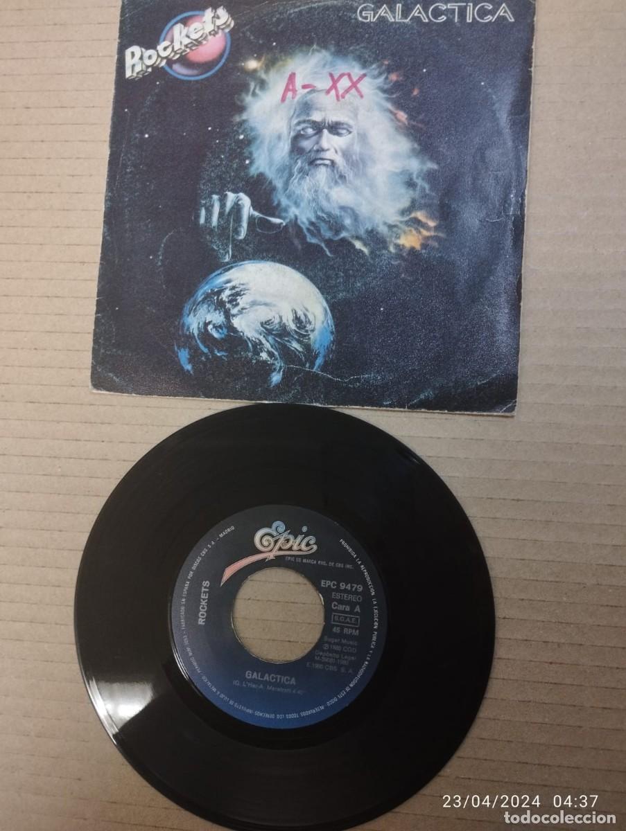 Dischi in vinile: ROCKETS - GALACTICA - SINGLE 1980
