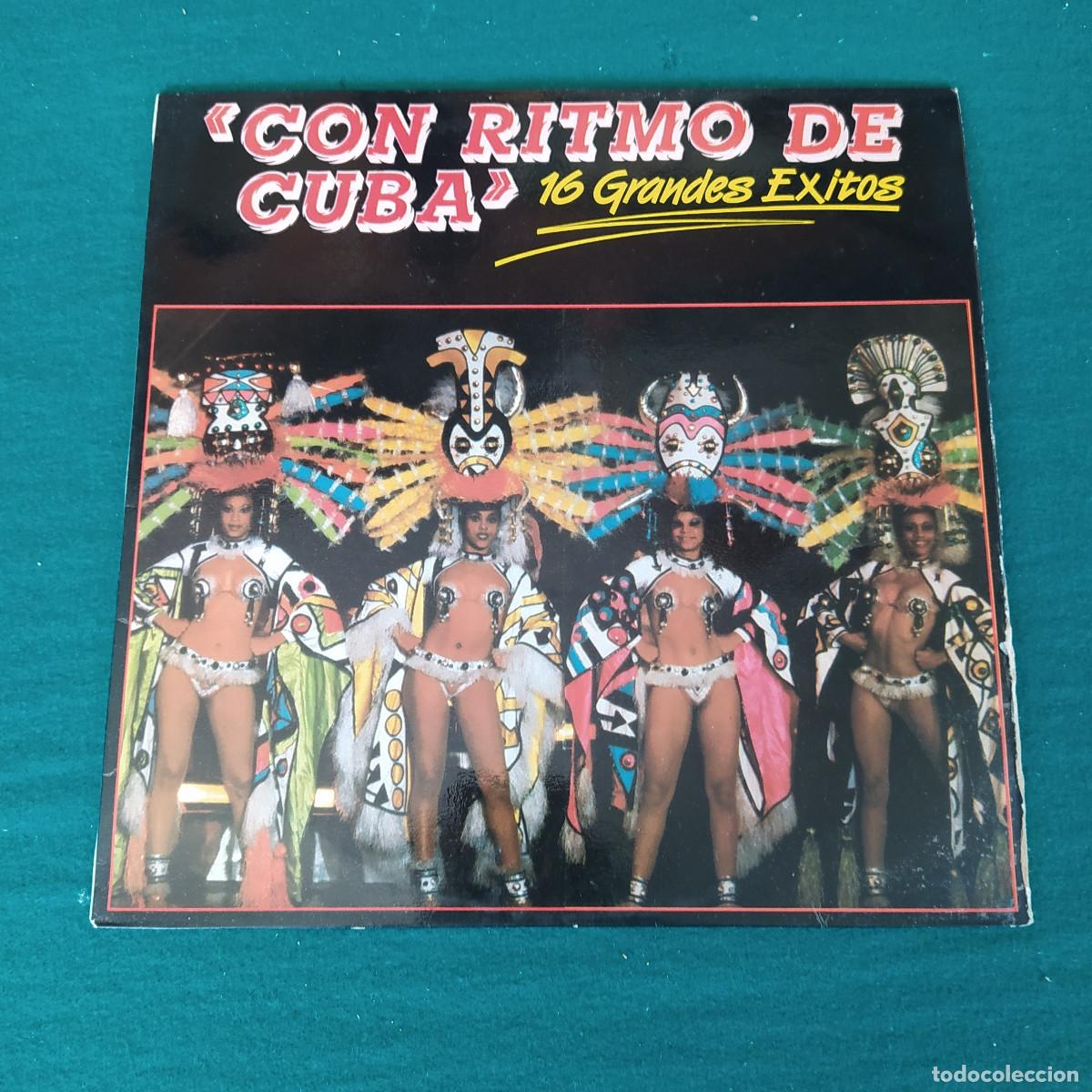 Discos de vinilo: Con Ritmo De Cuba &rdquo;16 Grandes Exitos&rdquo; - Foto 1