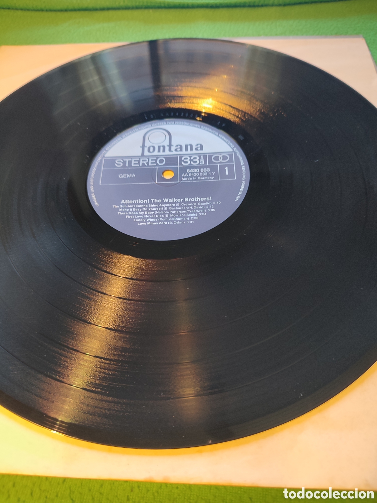 Discos de vinilo: The Walker Brothers - Attention - Foto 3