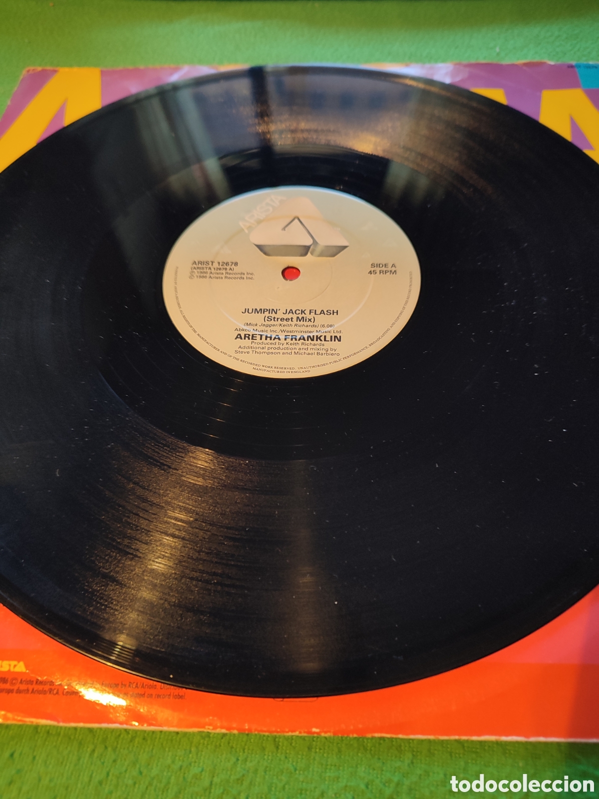 Discos de vinilo: Aretha Franklin - Aretha Jumpin Jack Flash - Foto 3