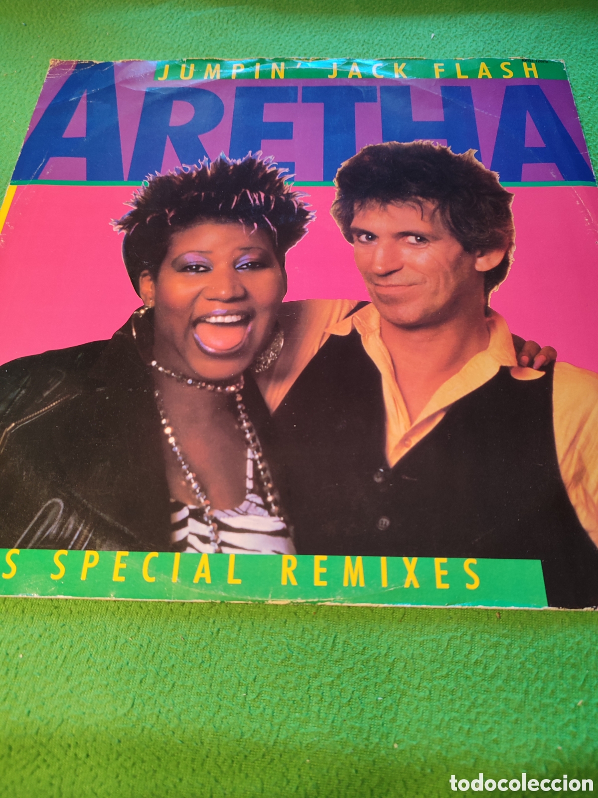Discos de vinilo: Aretha Franklin - Aretha Jumpin Jack Flash - Foto 1