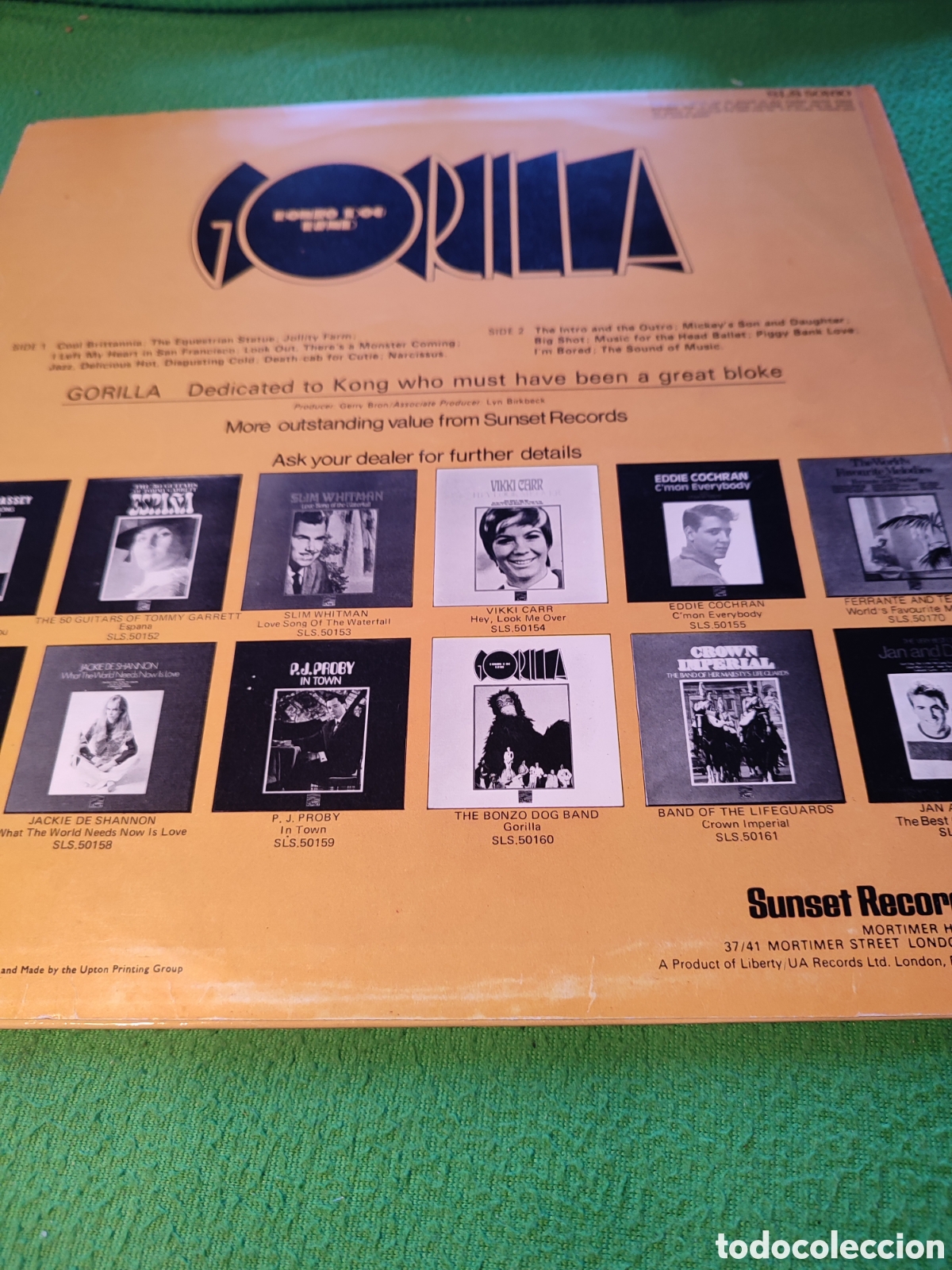 Discos de vinilo: Bonzo Dog Band - Gorilla - Foto 2