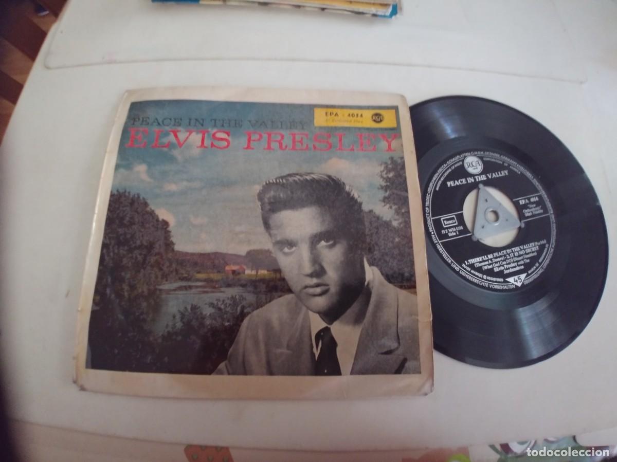 Discos de vinilo: ELVIS PRESLEY-EP PEACE IN THE VALLEY - Foto 1